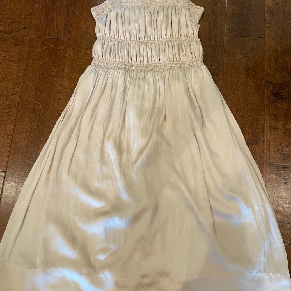 H&M Cream Midi Dress